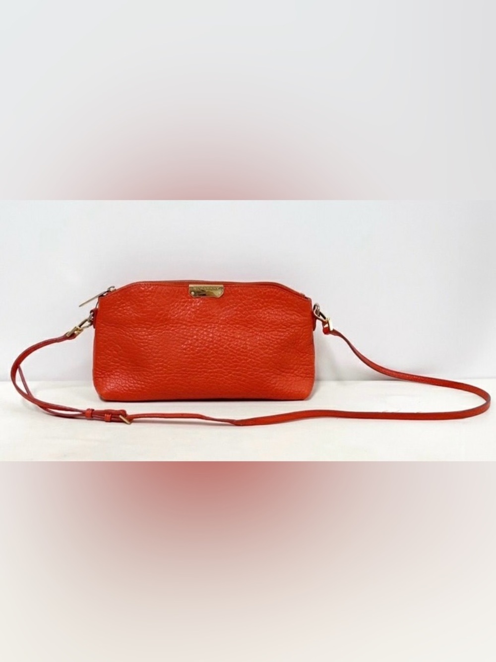 Burberry Leather Crossbody Bag - Classic Minimalist Style